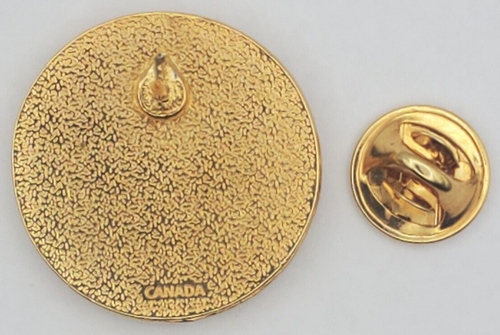 Vintage McDonalds Pride Team Hartford Mitarbeiter Harz Anstecknadel goldfarben Metall - Bild 3 von 4