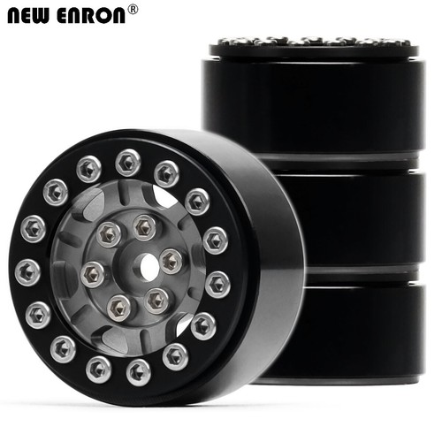 Cerchio Ruota Beadlock Alluminio CNC 1,0" per 1/24 FCX24 Enduro24 TRX4M Assiale SCX24 - Foto 9 di 61