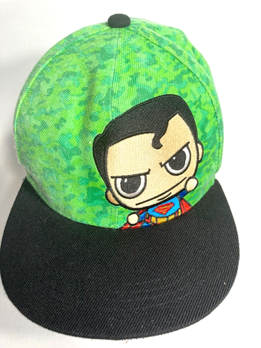 Baseballmütze Kappe Superman DC Comics sechs Flaggen grün schwarz Logo verstellbar Funko - Bild 1 von 2