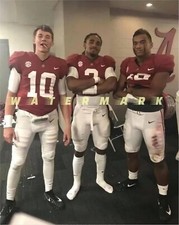 Mac Jones Jalen Hurts & Tua In Alabama 8x10 PHOTO PRINT