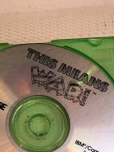 This Means War! PC CDROM 1995 Dos 3.1 IBM Compatibles Micro Prose Game Disc Only - Picture 5 of 7
