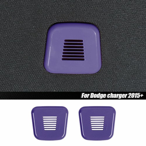 19x Kit de embellecedor de cubierta de tablero interior púrpura para Dodge Challenger 2015-22 accesorios - Imagen 11 de 13