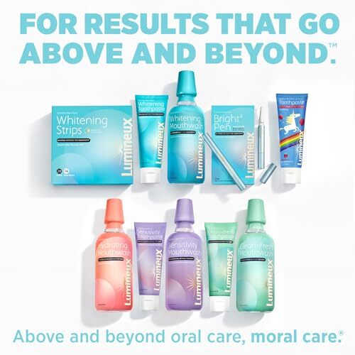 Teeth Whitening Mouthwash, 16 Oz. 2 Pack - Peroxide Free - Enamel Safe - Whit... - Picture 6 of 7