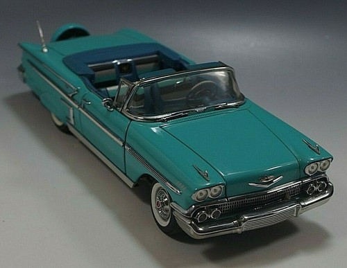 DANBURY MINT 1958 CHEVROLET IMPALA DIE-CAST CAR 1:24 SCALE MIB #2 - Picture 3 of 10
