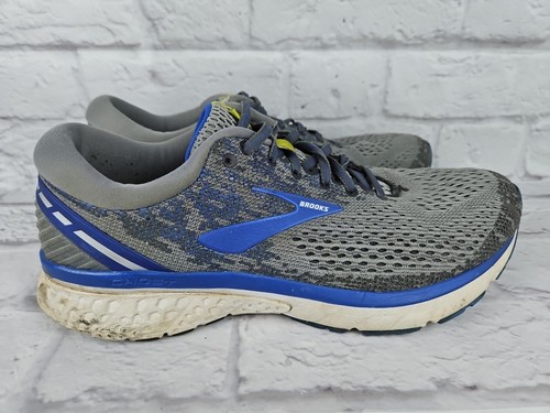 Größe 11 - Brooks Ghost 11 grau/blau/silber Herren Sneaker Laufschuhe - Bild 3 von 12