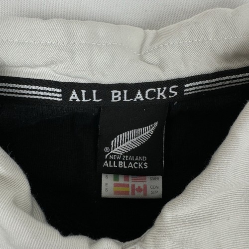 Maglia Vintage ADIDAS 1999 Nuova Zelanda All Blacks Rugby Manica Lunga Taglia Uomo S - Foto 5 di 12