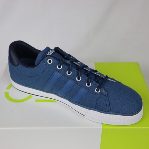 Shoes Adidas Daily F99634 Men Size Ash Blue White New with Box USPS Delivery - Picture 2 of 5