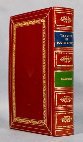 1822 Travels in South Africa Fine Leather Binding Bayntun Riviere Color Plates - Picture 2 of 12