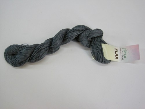 Fibra Natura Flachs Leinen Farbe 18 Zinngrau Garn 137 Yards pro Kein