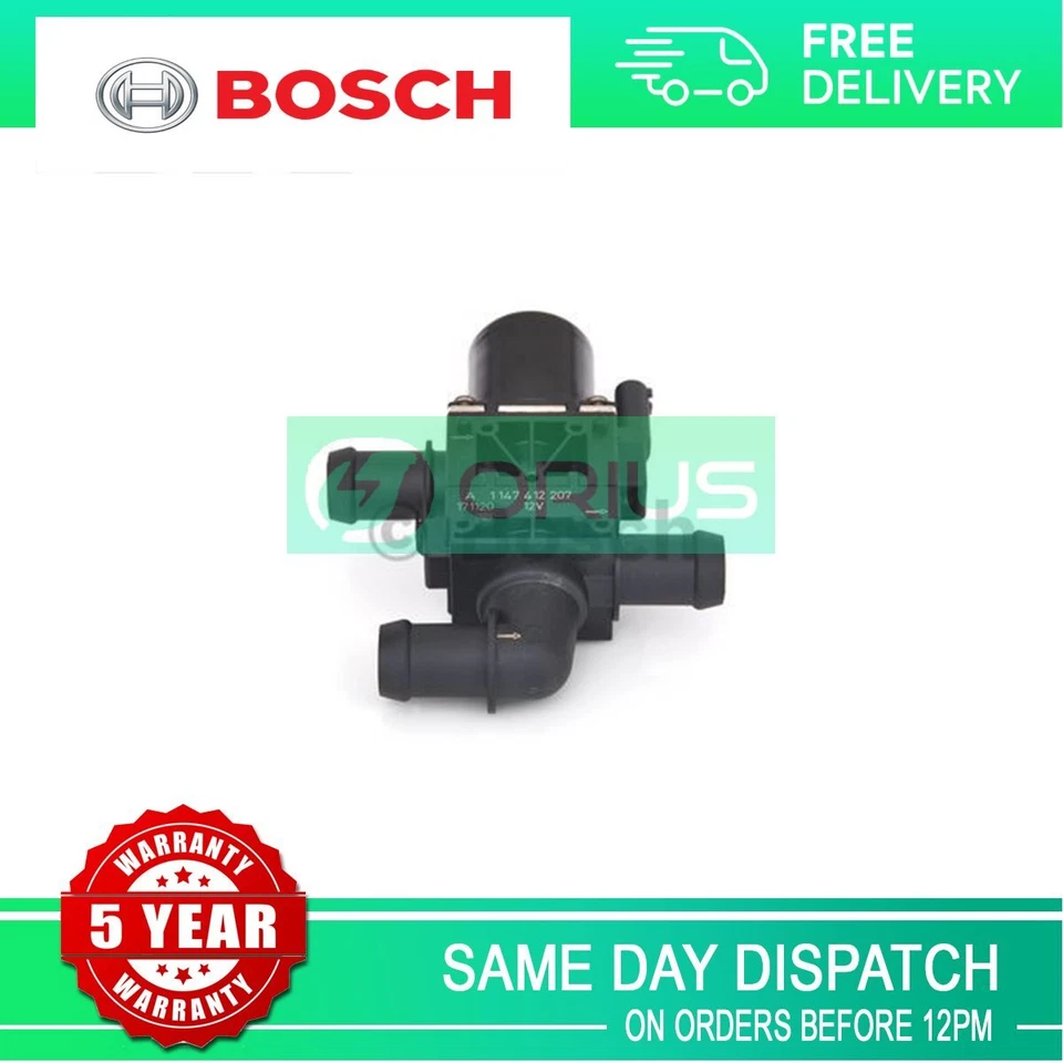 Fits F-Pace XF XE Range Rover Velar Sport Bosch Coolant Control Valve - Image 4 of 4