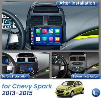 Car Radio Stereo Carplay For 2013-2015 Chevrolet Spark 2+32G 9in RDS Touchscreen
