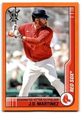 2021 Topps Big League Orange #73 J.D. Martinez - Boston Red Sox