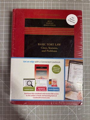 Basic Tort Law: Cases, Statutes, and - Hardcover, by Best Arthur; Barnes - New h