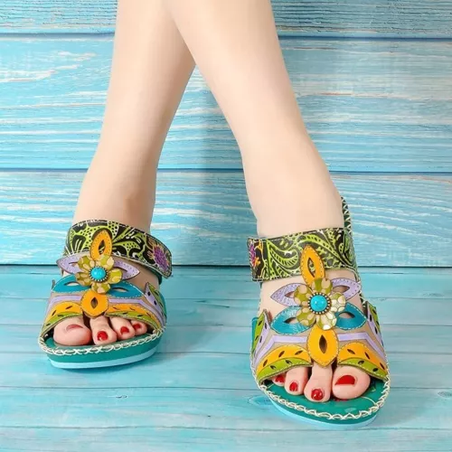 Bohemian Fashion Non-Slip Orthopedic Sandals,Fashion Shoes Comfortable Slippers - Picture 6 of 10