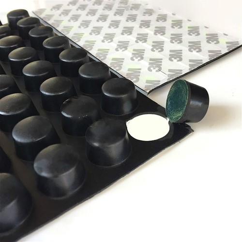 Selbstklebende Füße Pad Gummi 3M Backed Runde Anti-Vibration Pipe Plug 4 PCS - Afbeelding 6 van 6