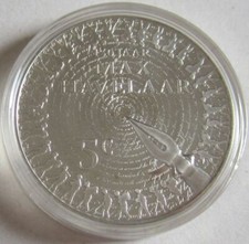Netherlands 5 Euro 2010 150 Years Max Havelaar Silver Proof