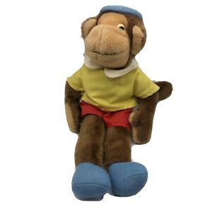 Vintage Babar Zephir Monkey Eden Toys 1977 Plush Toy Doll Random House Beret | eBay