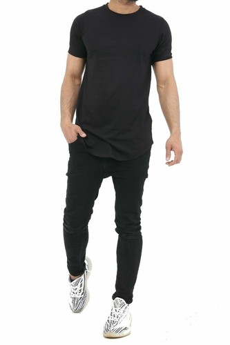 Men t shirts crew neck Plain short sleeve tee shirt summer Cotton T-Shirts Top - Picture 23 of 35