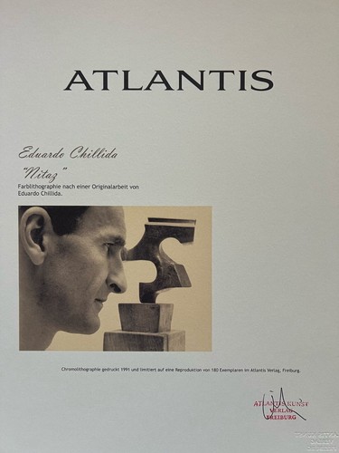 Eduardo Chillida Litografía COA Original Firmada Numerada A Mano Limitada - Imagen 9 de 12
