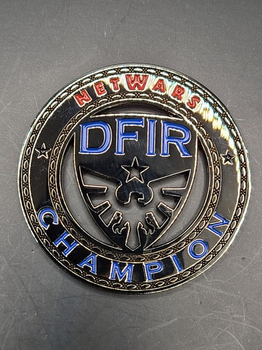 SANS DFIR Lethal Forensicator NetWars Challenge Coin 2" - Picture 3 of 5