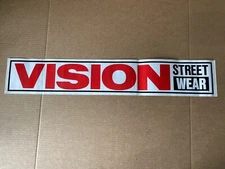 Vision Street Wear Vintage Bmx Skateboard Large Sticker GT02596