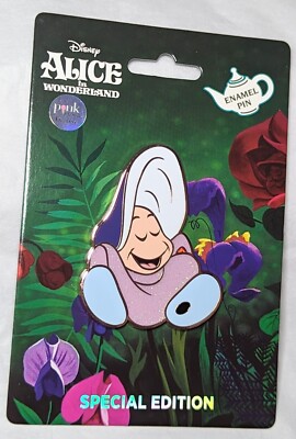 Disney PALM Alice in Wonderland Rose Gold Chase Edition Oyster Pin #2 LE 100 HTF