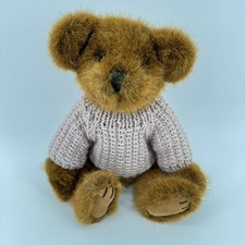 1995 Vintage Campbell Teddy Bear TC Dawson by Fiesta Brown Stuffed Toy 10
