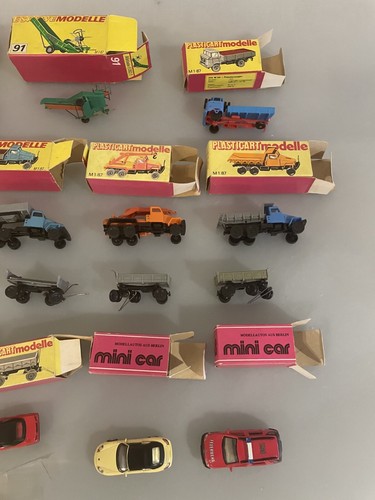 Konvolut Modellautos u.a Espewe DDR Siku und mehr Fahrzeuge aus Plastik und Meta - Bild 13 von 18