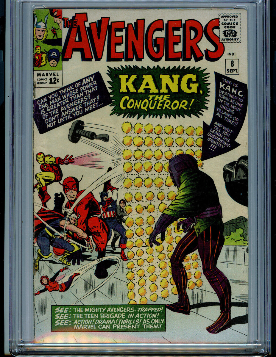 Avengers #8 CGC 5.0 1964 Marvel 1st Kang Amricons B5 | eBay