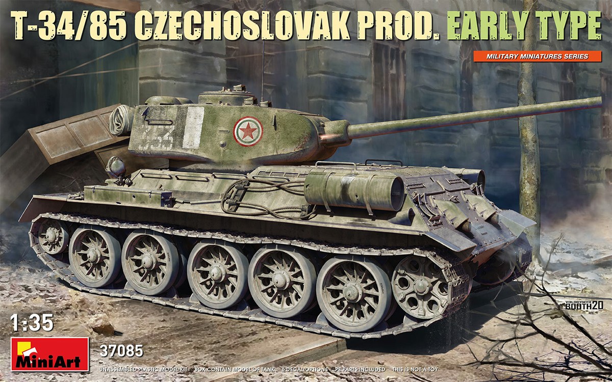 MiniArt 37085 T-34-85 Czechoslovak Prod. Early Type 1/35 | eBay
