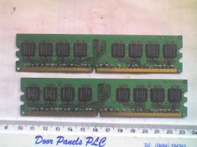 2 x Kingston KVR667D2N5/1G KVR 1GB 667MHz DDR Non-ECC CL5 DIMM Memory - M - Image 3 of 3