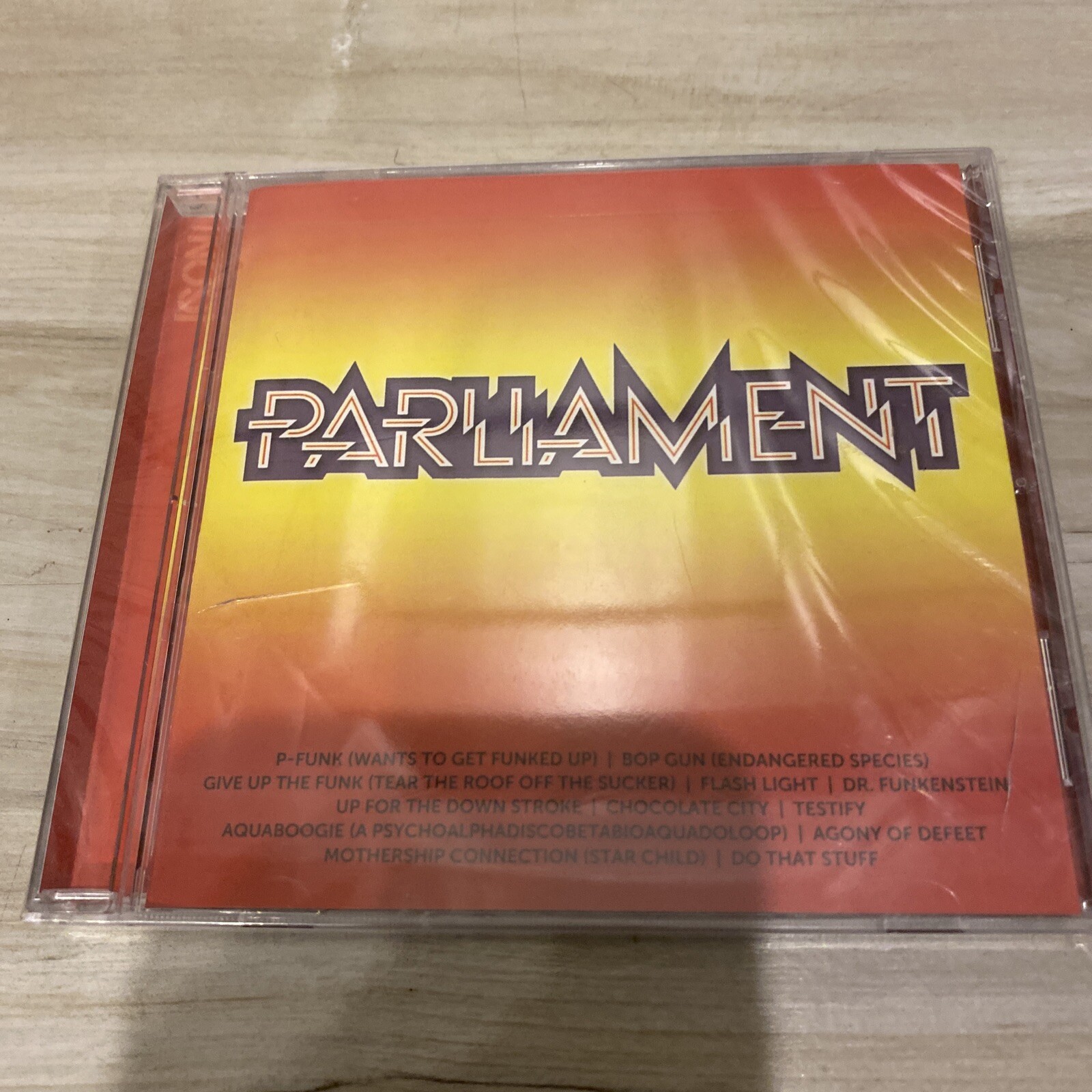 Parliament- Icon CD George Clinton P Funk 💿 New Small Cracks In Case