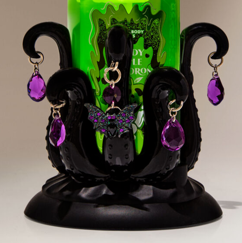 Soporte de jabón espumoso suave Bath & Body Works gemas iluminadas Bat Cycloptopus negro - Imagen 17 de 22