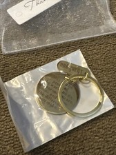 Keychain Charm Thank You Gifts - "May you be proud of the work you do..." CT