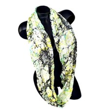 Boho Marble Lightweight Summer Infinity Scarf .