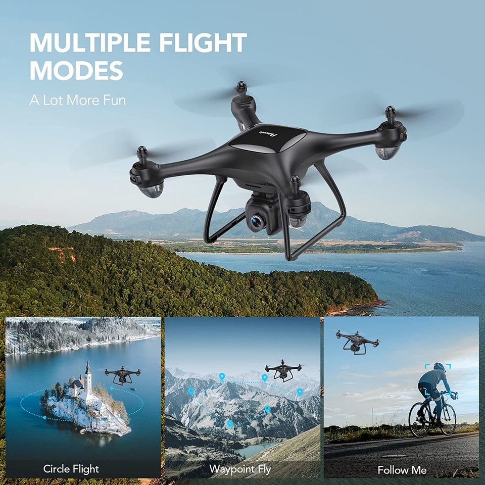 TOMZON P5G Drone 4K HD Camera 5G WiFi Transmission FPV GPS RC ...