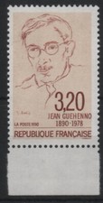 FRANCE 1990 : N° 2641 CENTENAIRE DE LA  NAISSANCE DE JEAN GUEHENNO - NEUF** LUXE