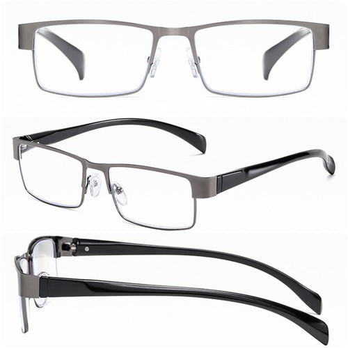 2er Pack Lesebrille Blaulichtfilter +1.5 bis +4.0 Federscharnier Metall mit Box - Bild 10 von 18