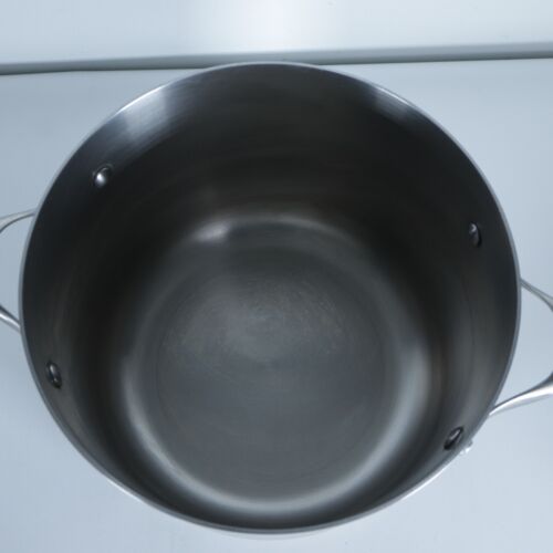 Olla Calphalon 8qt #808 tapa de vidrio de acero inoxidable - Imagen 7 de 9