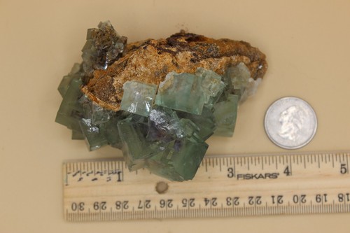 Fluorite 2J151 China Fluorescent Crystal Mineral Specimen - Picture 7 of 12
