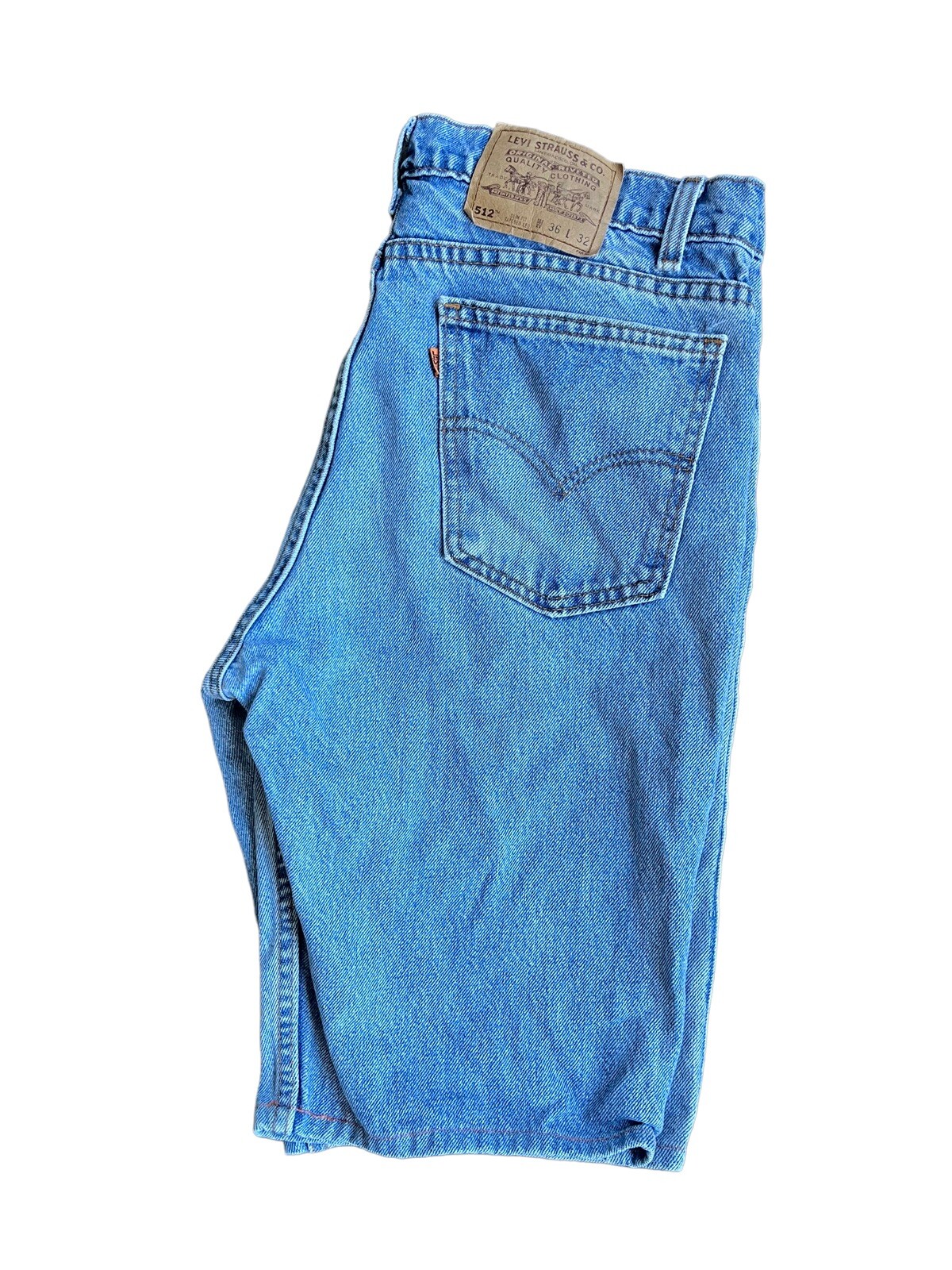 Levis 512 Orange Tab Jean Shorts Mens Size 36 Made in USA Vintage Rare |  eBay