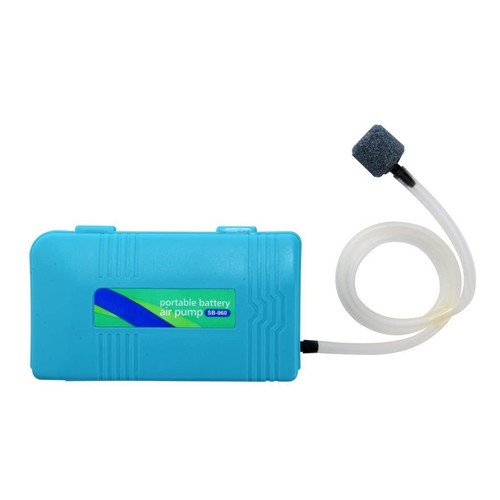 Portable Aquarium Battery Operated Air Pump Backup Operated Fish Tank Air Pum...