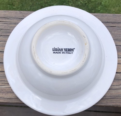 Lillian Vernon Apple Baking Bowls Baked Apple Cookers.Bakers.Made in Italy. Fall - Picture 5 of 6