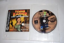 TOMB RAIDER LAST REVELATION  PS1 PLAYSTATION -BLACK LABEL - DISC & MANUAL(JNV5)