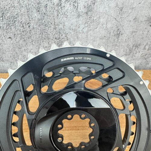 Light Use! SRAM Force AXS D2 46/33t 12-Speed 8-Bolt Direct Mount Chainring Set - Picture 3 of 5