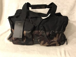 black camo gym bag