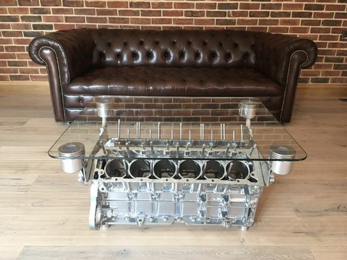 V12 Engine Block Coffee Table - Picture 1 of 6