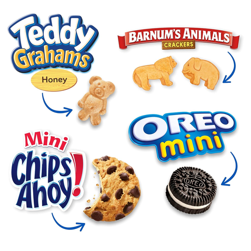 Nabisco Team Favorites Variety Pack, OREO Mini, CHIPS AHOY! Mini, Teddy Grahams - Picture 3 of 12