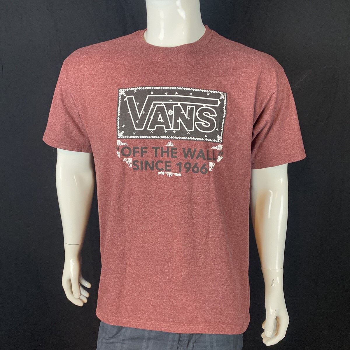 Classic Vans of 1966 Heather Performance Tee Classic Vans of 1966 Heather Performance Tee