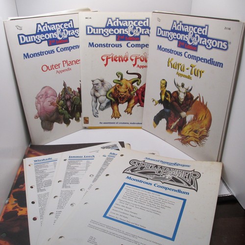 SPELLJAMMER MONSTEROUS COMPENDIUM FEIND FOLIO, KORA TUR, OUTER PLAINS- ROLE PLAY